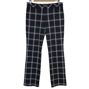 Express Black Plaid Editor Pants